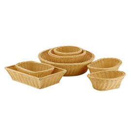 buffet basket plastic beige  Ø 190 mm  H 95 mm product photo