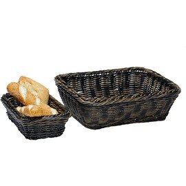 GN basket GN 1/1 plastic black brown 530 mm  x 325 mm  H 65 mm product photo