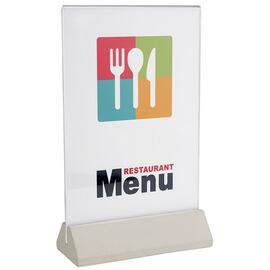 sign holder Element 2-part • concrete grey H 260 mm product photo  S