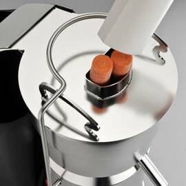 centrifugal fruit juicer|centrifugal vegetable juicer VITAMAT INOX H with half-round chamber product photo