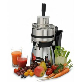 centrifugal fruit juicer|centrifugal vegetable juicer SANAMAT INOX with wide circular chamber product photo