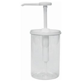 dosing dispenser transparent 1.5 ltr  | handling per push button product photo