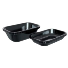 display bowl plastic black 210 mm  x 140 mm  H 43 mm product photo