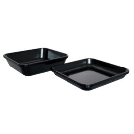 display bowl plastic black 280 mm  x 280 mm  H 43 mm product photo