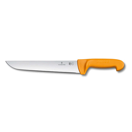 slaughtering knife | butcher knife SWIBO yellow | blade length 34 cm | straight | smooth cut product photo