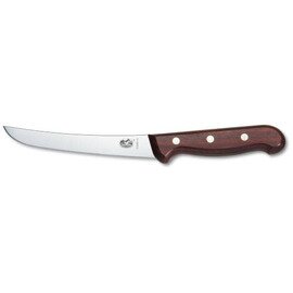 boning knife FIBROX wide brown blade length 15 cm | curved blade | smooth cut product photo