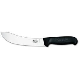 skinning knife FIBROX black blade length 15 cm | curved blade | smooth cut product photo
