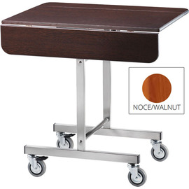 breakfast trolley walnut coloured | 800 mm x 800 mm H 800 mm product photo