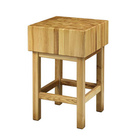 chopping block acacia | 400 x 400 mm H 900 mm | board thickness 250 mm product photo