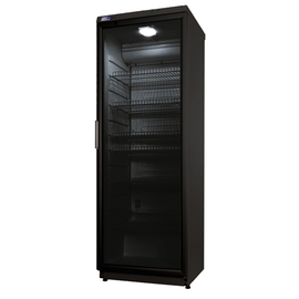 B-STOCK | glass doored refrigerator CD 350 black | 350 l | convection cooling | changeable door hinge product photo