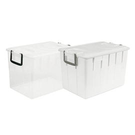 food storage containers with lid PP white 60 ltr | 380 mm x 580 mm H 378 mm product photo