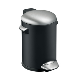 pedal bin Belle Deluxe 3 ltr black round Ø 167 mm H 262 mm incl. inner bin product photo