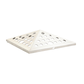 Ashtray-paper basket tip, stainless steel (open) for ashtray-paper basket pyramid product photo