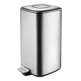 pedal bin Regent 20 ltr square stainless steel matt incl. inner bin product photo