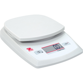 Portable kitchen scale capacity 2 kg, division 1 g, dimensions 144 x 205 x 41 mm (WxDxH) product photo