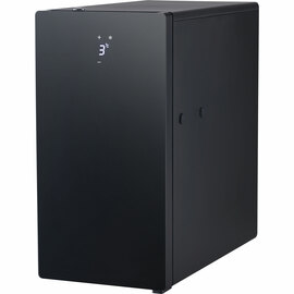 Milk refrigerator, black, with temperature display, 240x470x472 mm (WxDxH), 0.065 kW product photo