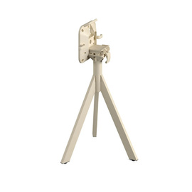 patio table TRIPOD foldable sand couloured | Midnight Marble Ø 700 mm H 740 mm product photo  S