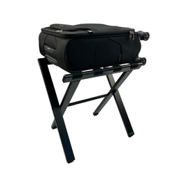 suitcase stand Classic wood black | 500 mm x 400 mm rest height 485 mm product photo  S