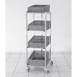 presentation trolley incl. buns baskets • 5 floors | 465 mm x 540 mm H 1760 mm product photo