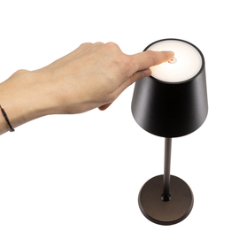 LED table lamp FELINE black H 380 mm product photo  S