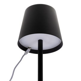 LED table lamp FELINE black H 380 mm product photo  S