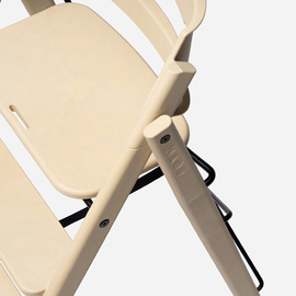 children's highchair Klapp plastic sand couloured product photo  S