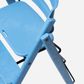 children's highchair Klapp plastic blue product photo  S