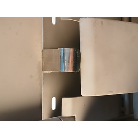 B-STOCK | tin press N8019 wall mounted device stainless steel  L 285 mm product photo  S
